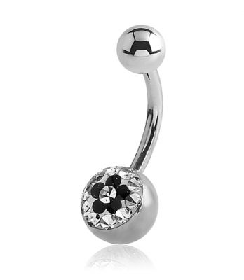 BAUCHNABELPIERCING MIT BLUME